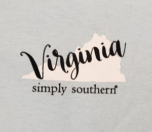 Simply Southern VIRGINIA STATE Short Sleeve T-Shirt