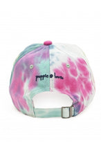 Load image into Gallery viewer, Puppie Love RAINBOW TIE DYE BASEBALL CAP
