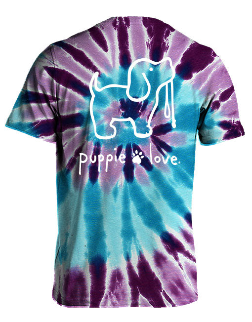 puppy love tie dye shirt