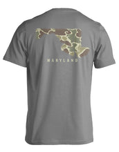 Load image into Gallery viewer, MARYLAND CAMO STATE Short Sleeve T-Shirt
