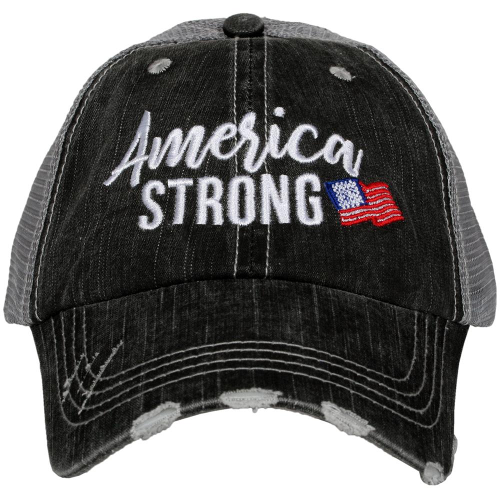 AMERICA STRONG TRUCKER HATS