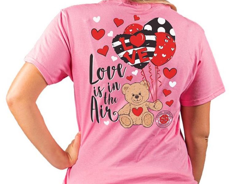 Simply Southern LOVE ...Love Is In the Air Short Sleeve T-Shirt