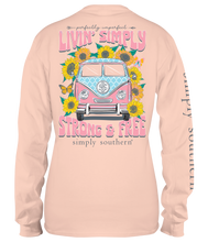 Load image into Gallery viewer, Simply Southern LIVIN SIMPLY BEETLE BUS Long Sleeve T-Shirt
