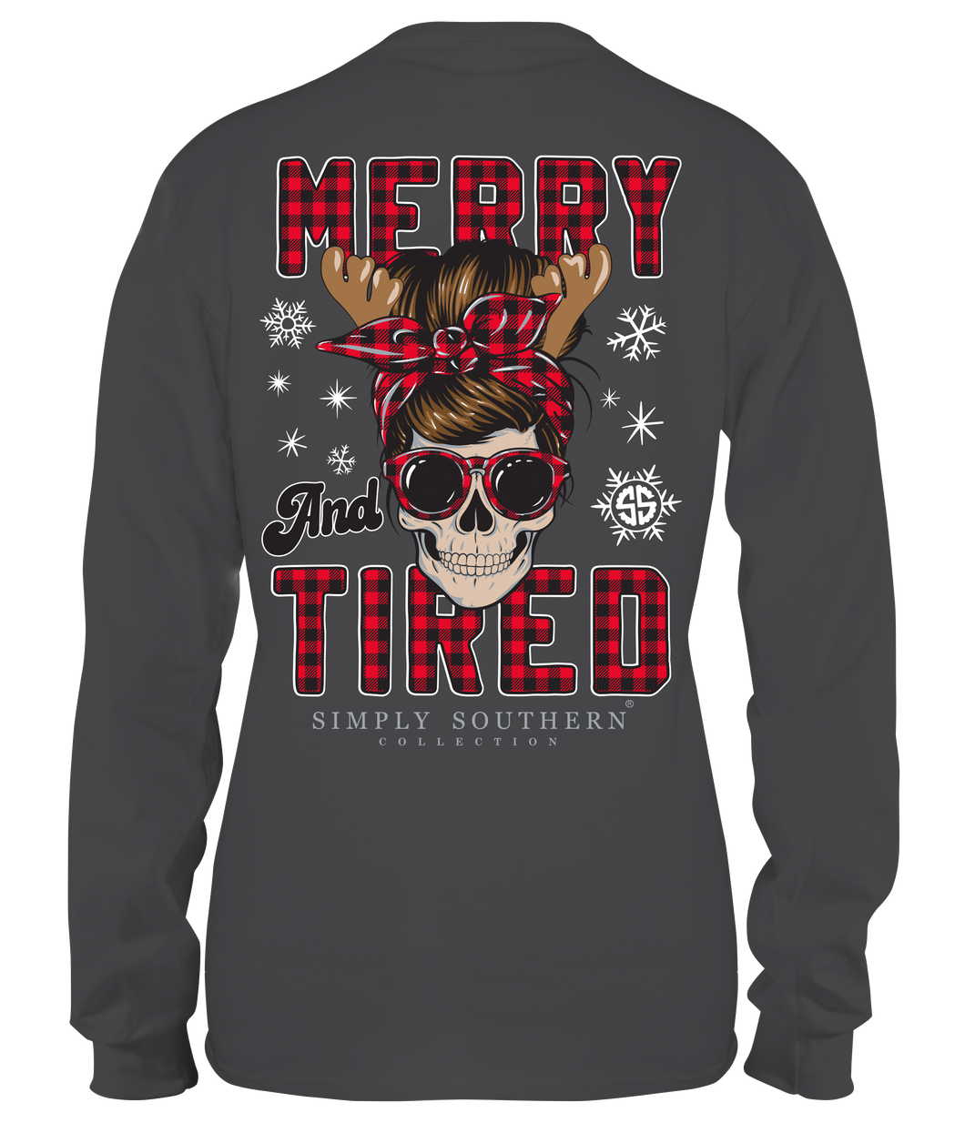 Simply Southern MERRY AND TIRED Long Sleeve T-Shirt