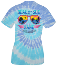 Load image into Gallery viewer, Simply Southern AVIATOR BEACH SUN SAND Short Sleeve T-Shirt
