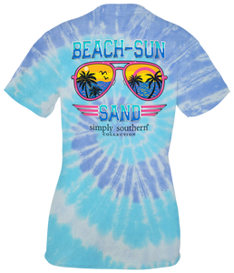 Simply Southern AVIATOR BEACH SUN SAND Short Sleeve T-Shirt