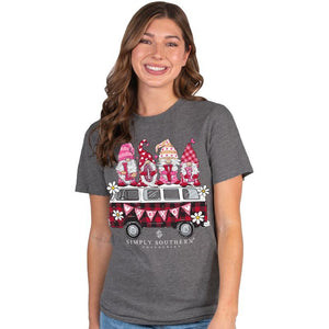 Simply Southern BUS LOVE GNOMES Short Sleeve T-Shirt