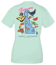 Load image into Gallery viewer, Simply Southern STATES-DE DELAWARE Short Sleeve T-Shirt
