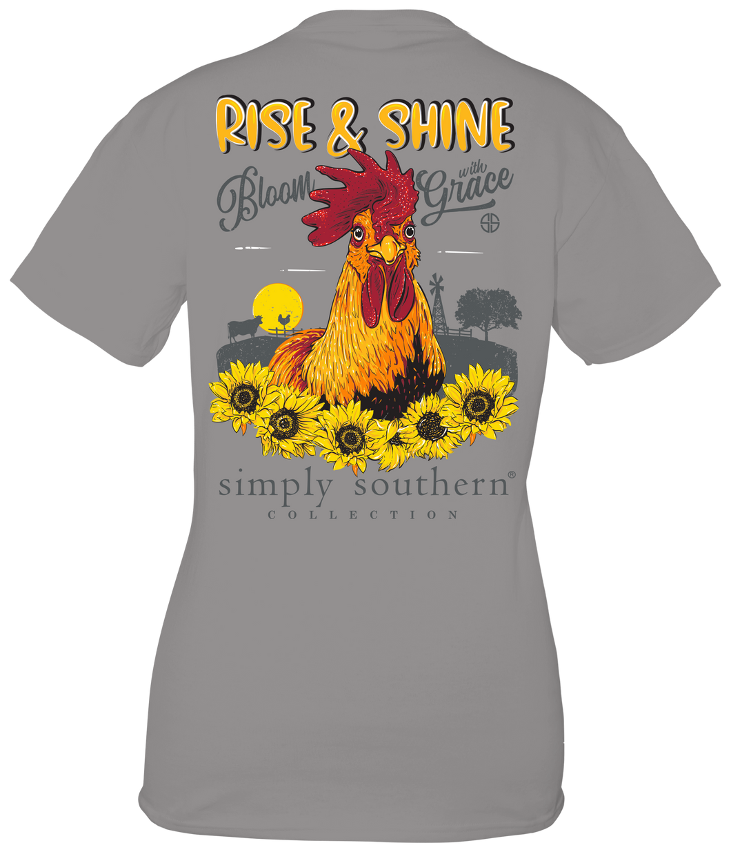 Simply Southern FARM RISE & SHINE Short Sleeve T-Shirt