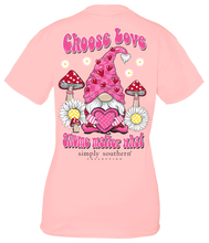 Load image into Gallery viewer, Simply Southern CHOOSE LOVE GNOME MATTER WHAT Short Sleeve T-Shirt
