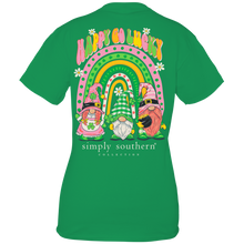 Load image into Gallery viewer, Simply Southern LUCKY HAPPY GO LUCKY GNOMES Short Sleeve T-Shirt
