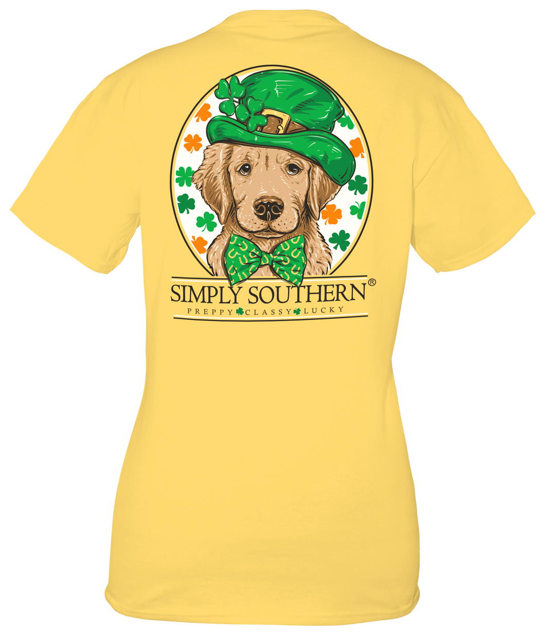 Simply Southern ST. PATRICK'S LUCKY DOG Short Sleeve T-Shirt