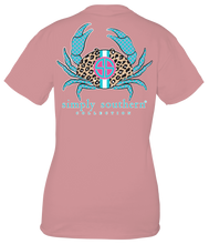 Load image into Gallery viewer, Simply Southern SAVE THE TURTLES CRAB DESIGN Short Sleeve T-Shirt
