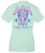 Load image into Gallery viewer, Simply Southern SAVE TURTLE LEAVES PATTERN Short Sleeve T-Shirt
