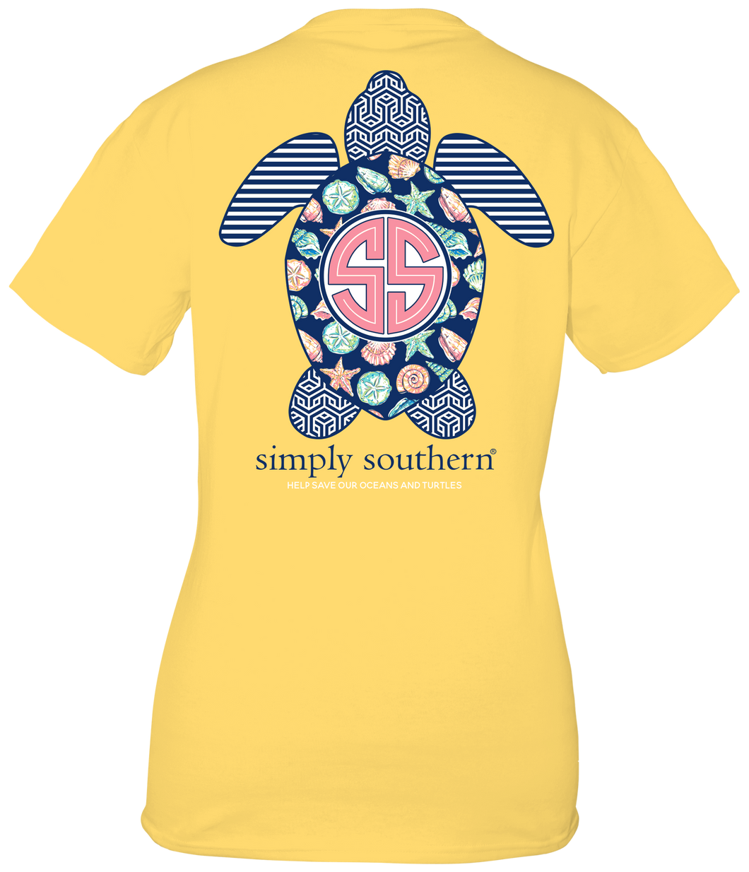 Simply Southern SAVE TURTLE SEA SHELLS Short Sleeve