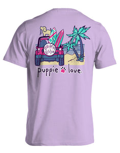 Puppie Love BEACH BUM Short Sleeve T-Shirt
