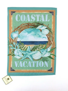 Coastal Vacation Garden Flag