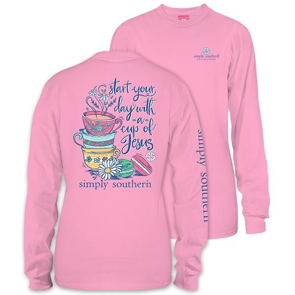 Simply Southern Cup Of Jesus Long Sleeve T-Shirt
