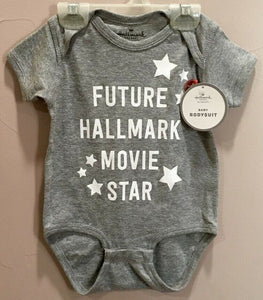 Gray Future Hallmark Movie Star Onesie