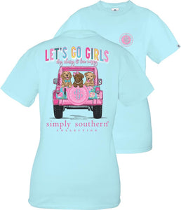 Simply Southern LET'S GO GIRLS Short Sleeve T-Shirt