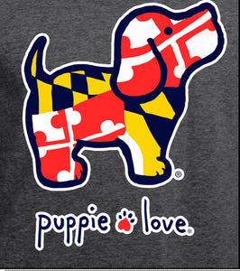 PUPPIE LOVE MARYLAND PUP Short Sleeve T-Shirt